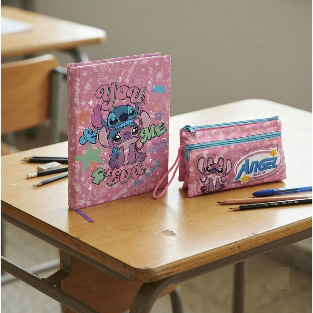 DIARIO STITCH DISNEY AGENDA 10 MESI SCUOLA ELEMENTARE MEDIA - LST1338-G