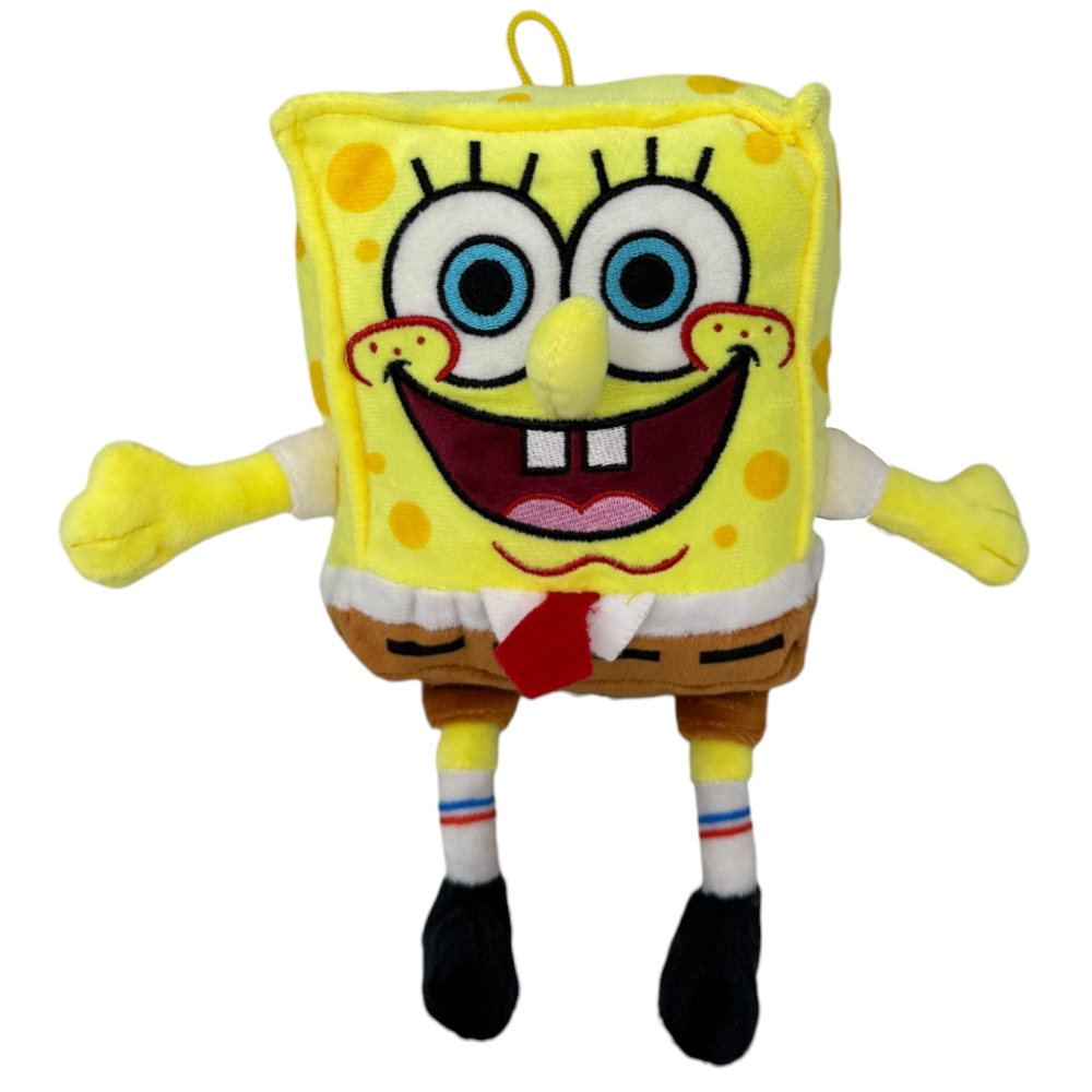 PELUCHE SPONGEBOB MORBIDO PUPAZZO 24 CM IN FIBRA CON GANCIO - PTS88562/15