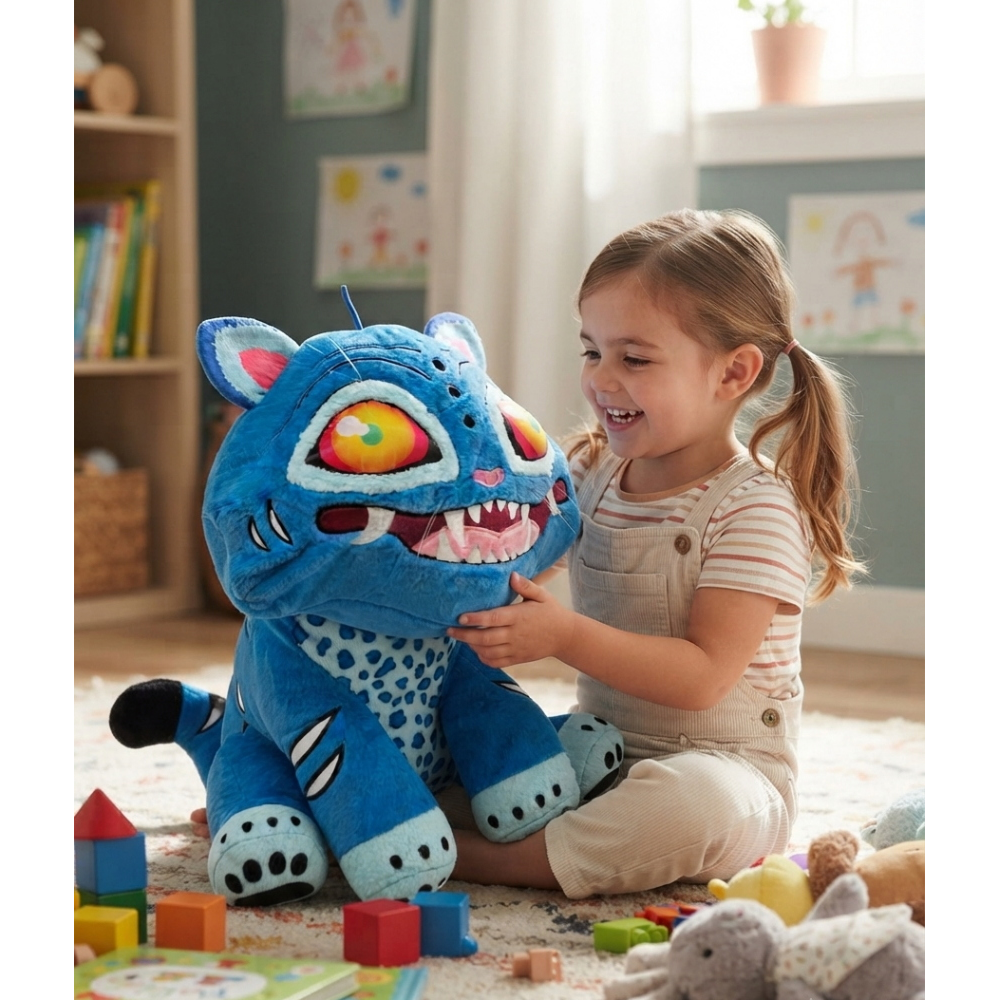PELUCHE DERPY MORBIDO MAXI PUPAZZO 52 CM KPOP DEMON HUNTERS IN FIBRA RICICLATA - 5626D