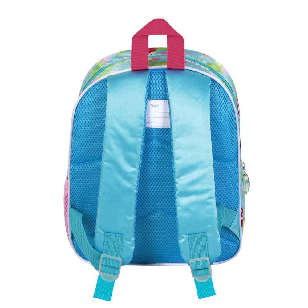 ZAINO ASILO 3D ARIEL LA SIRENETTA DISNEY BORSA 31 CM CON CHARM CUORE E TASCA LATERALE - 09543