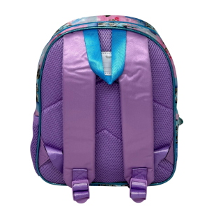 ZAINO ASILO 3D FROZEN DISNEY BORSA 31 CM CON CHARM CRISTALLO E TASCA LATERALE - 09582