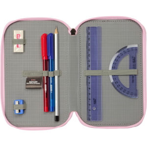 ASTUCCIO 3 ZIP SCUOLA HUNTRIX KPOP DEMON HUNTERS MULTISCOMPARTO PORTACOLORI - 7857