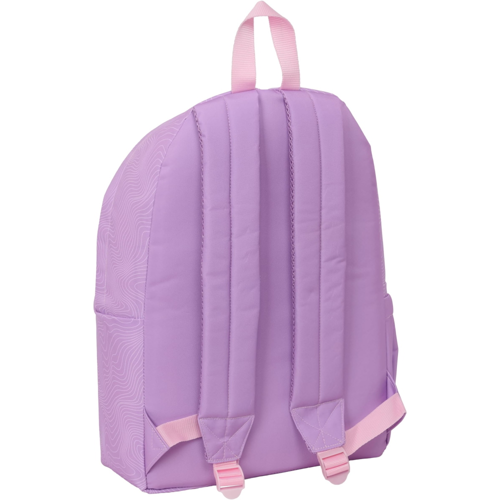 ZAINO SCUOLA HUNTRIX KPOP DEMON HUNTERS BORSA MODELLO AMERICANO 43 CM CON TASCA PORTA LAPTOP - 7775