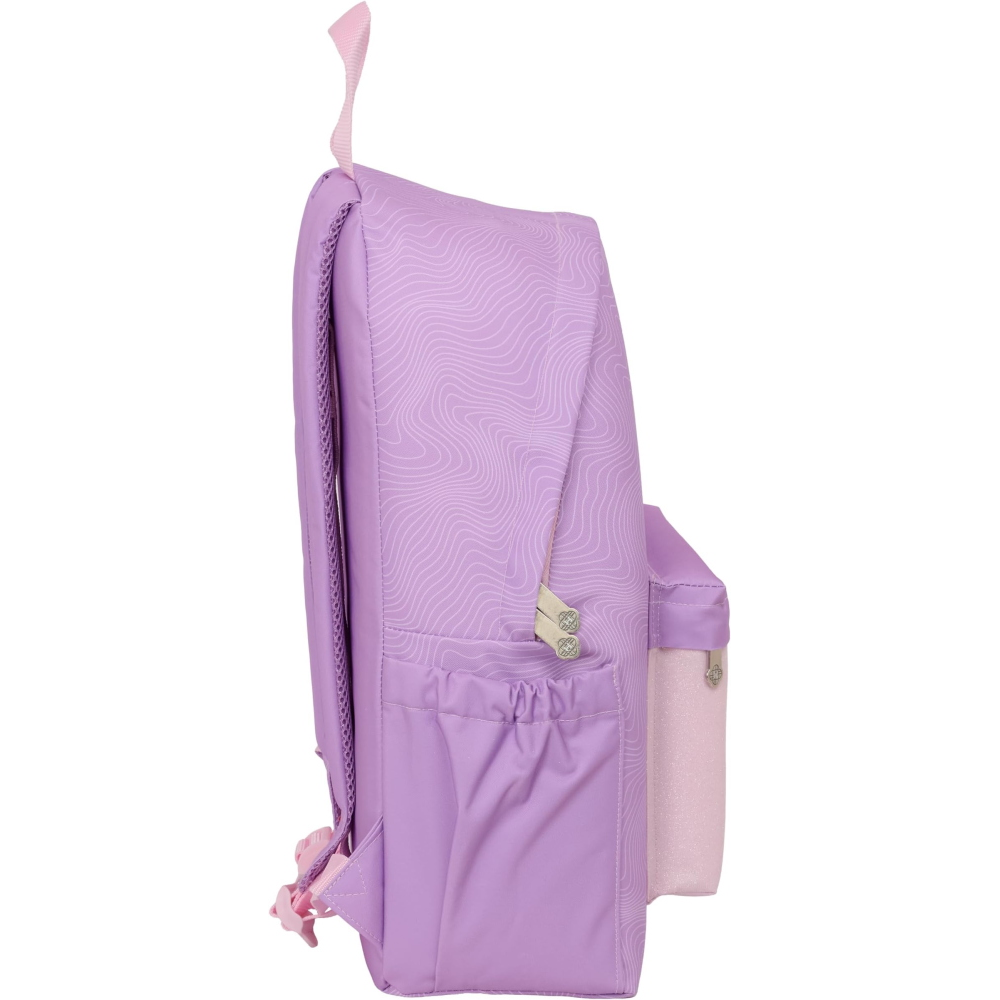ZAINO SCUOLA HUNTRIX KPOP DEMON HUNTERS BORSA MODELLO AMERICANO 43 CM CON TASCA PORTA LAPTOP - 7775