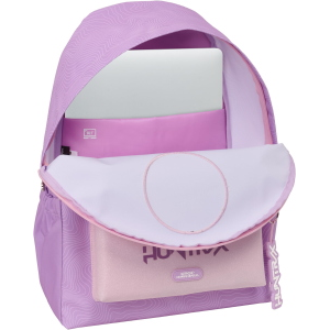ZAINO SCUOLA HUNTRIX KPOP DEMON HUNTERS BORSA MODELLO AMERICANO 43 CM CON TASCA PORTA LAPTOP - 7775