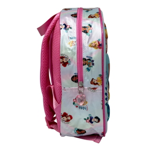 ZAINO ASILO 3D PRINCIPESSE DISNEY BORSA 31 CM CON SPALLACCI IMBOTTITI E TASCA LATERALE - 08159