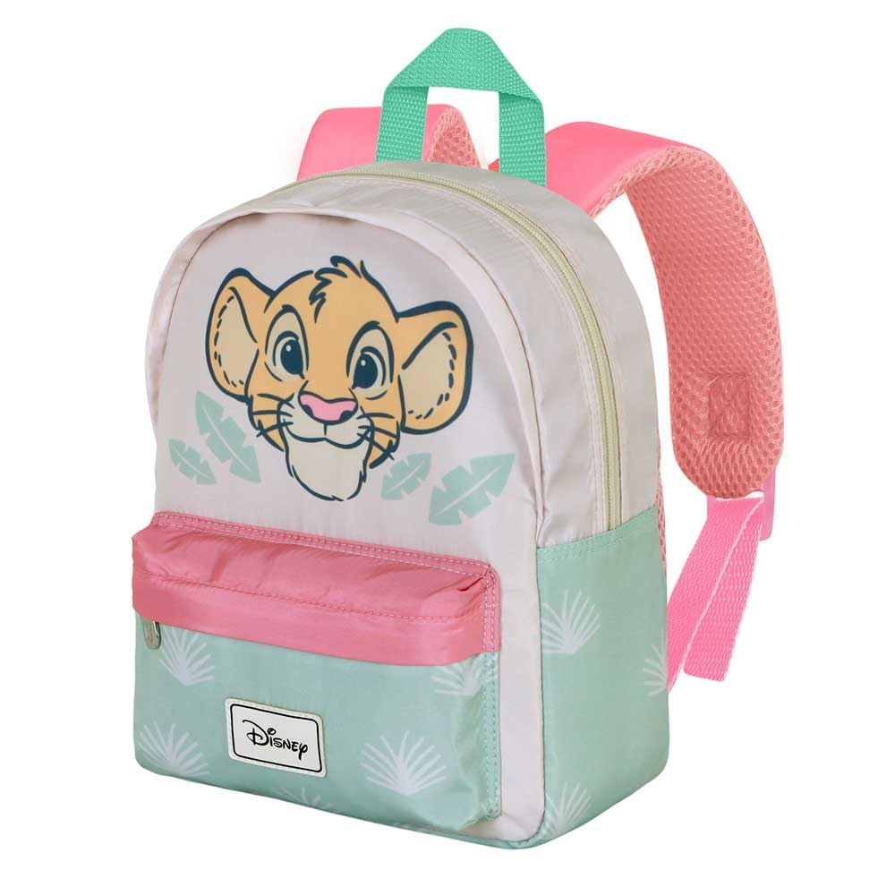 ZAINETTO PRESCOLARE SIMBA RE LEONE DISNEY BORSA 27 CM PER ASILO NIDO CON TASCA FRONTALE - 09698