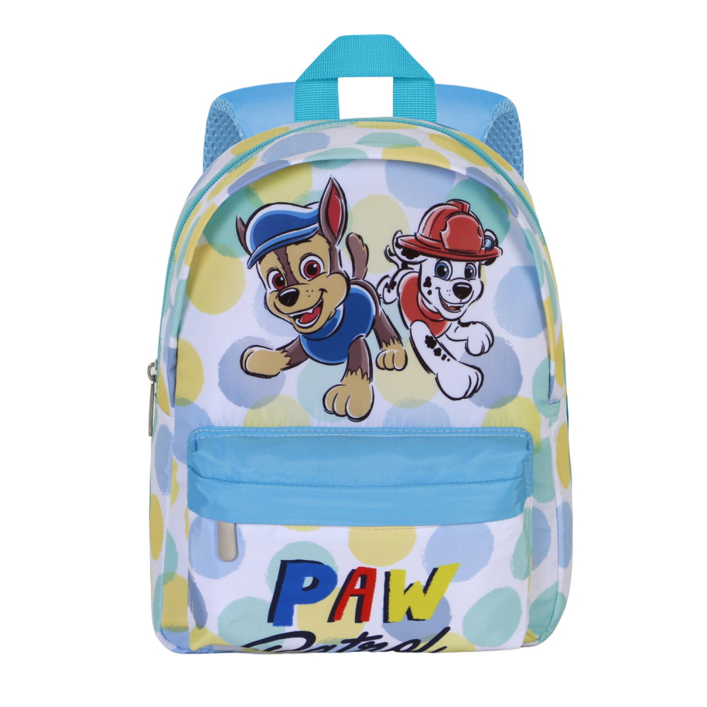 ZAINETTO PRESCOLARE PAW PATROL BORSA 27 CM PER ASILO NIDO CON TASCA FRONTALE - 09705