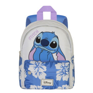 ZAINETTO PRESCOLARE STITCH DISNEY BORSA 27 CM PER ASILO NIDO CON TASCA FRONTALE - 09709