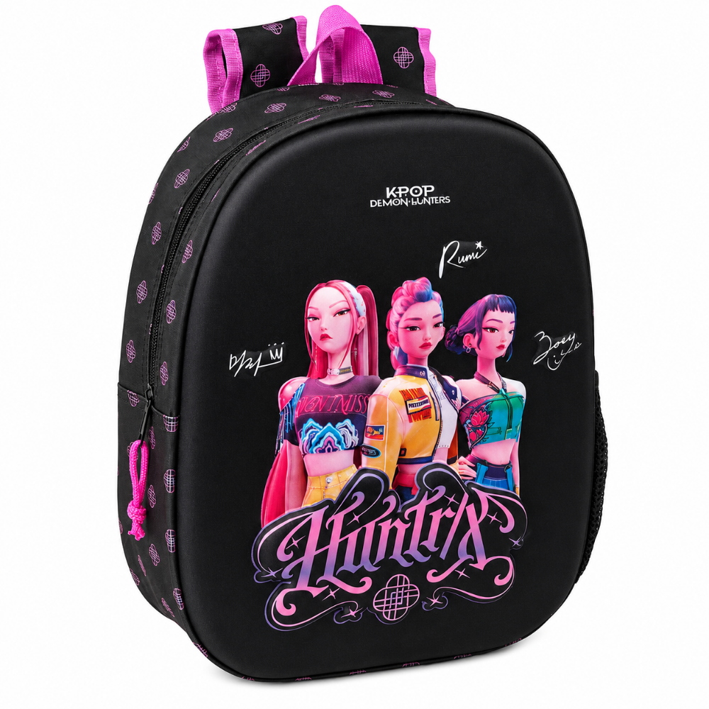 ZAINO ASILO 3D KPOP DEMON HUNTERS HUNTRIX BORSA 33 CM CON TASCA LATERALE - 64267589