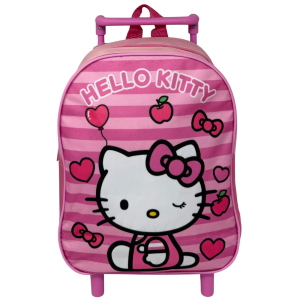 ZAINO ASILO TROLLEY HELLO KITTY SANRIO BORSA PER SCUOLA MATERNA TEMPO LIBERO - 300103