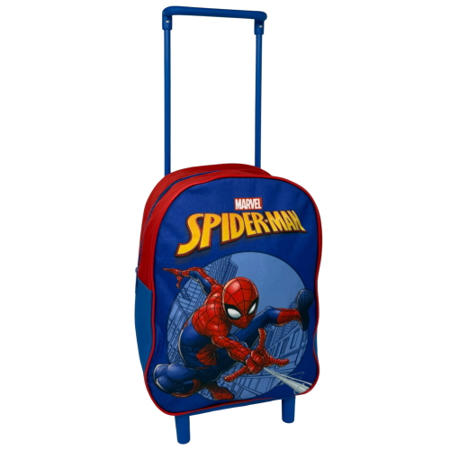 ZAINO ASILO TROLLEY SPIDERMAN MARVEL BORSA PER SCUOLA MATERNA TEMPO LIBERO - SF4470