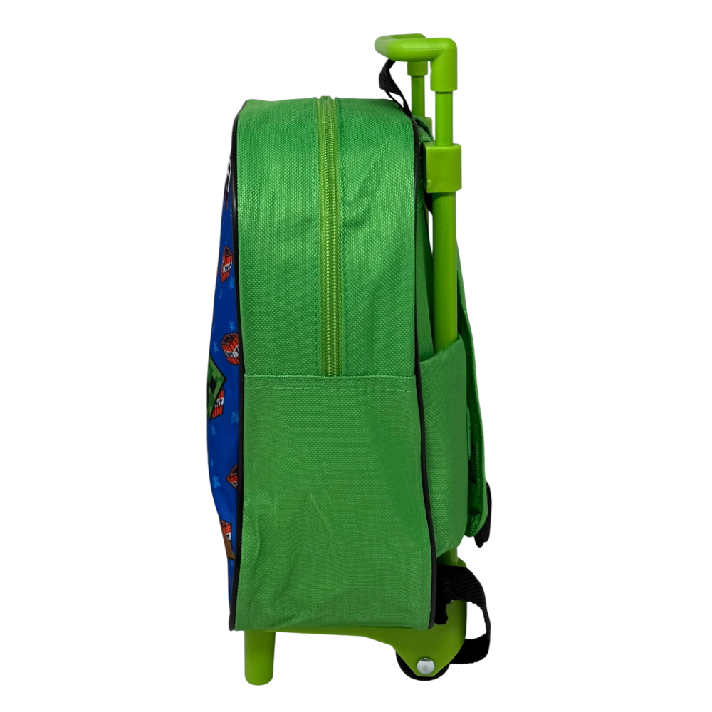 ZAINO ASILO TROLLEY MINECRAFT BORSA PER SCUOLA MATERNA TEMPO LIBERO - FU5224
