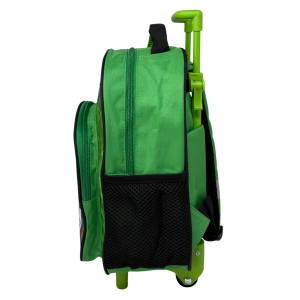 ZAINO ASILO TROLLEY MINECRAFT CON TASCA FRONTALE 30 CM. MANICO ALLUNGABILE - FU5316