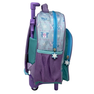 ZAINO ASILO TROLLEY FROZEN DISNEY CON TASCA FRONTALE 30 CM. MANICO ALLUNGABILE - SF5323