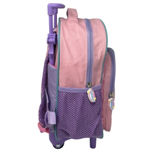 ZAINO ASILO TROLLEY STITCH DISNEY CON TASCA FRONTALE 30 CM. MANICO ALLUNGABILE - SF4319