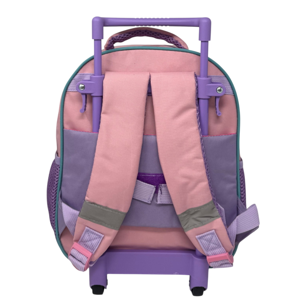 ZAINO ASILO TROLLEY STITCH DISNEY CON TASCA FRONTALE 30 CM. MANICO ALLUNGABILE - SF4319