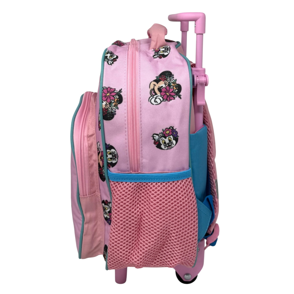 ZAINO ASILO TROLLEY MINNIE DISNEY CON TASCA FRONTALE 30 CM. MANICO ALLUNGABILE - SF5330