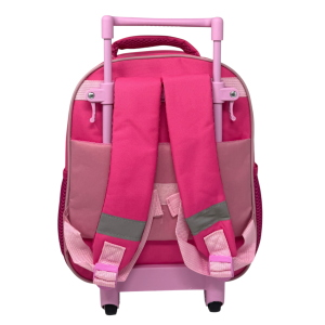 ZAINO ASILO TROLLEY HELLO KITTY SANRIO CON TASCA FRONTALE 30 CM. MANICO ALLUNGABILE - SF4326