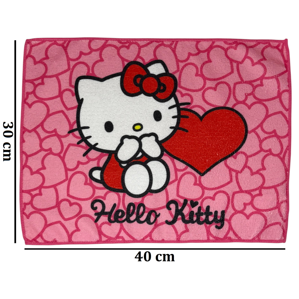 TOVAGLIETTA HELLO KITTY SANRIO IN TESSUTO DA COLAZIONE PRANZO CM.40X30- 699719