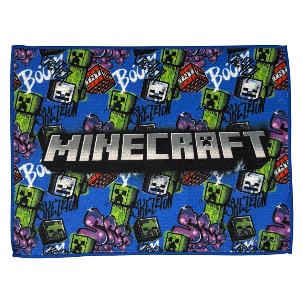TOVAGLIETTA MINECRAFT IN TESSUTO DA COLAZIONE PRANZO CM.40X30- FU6054