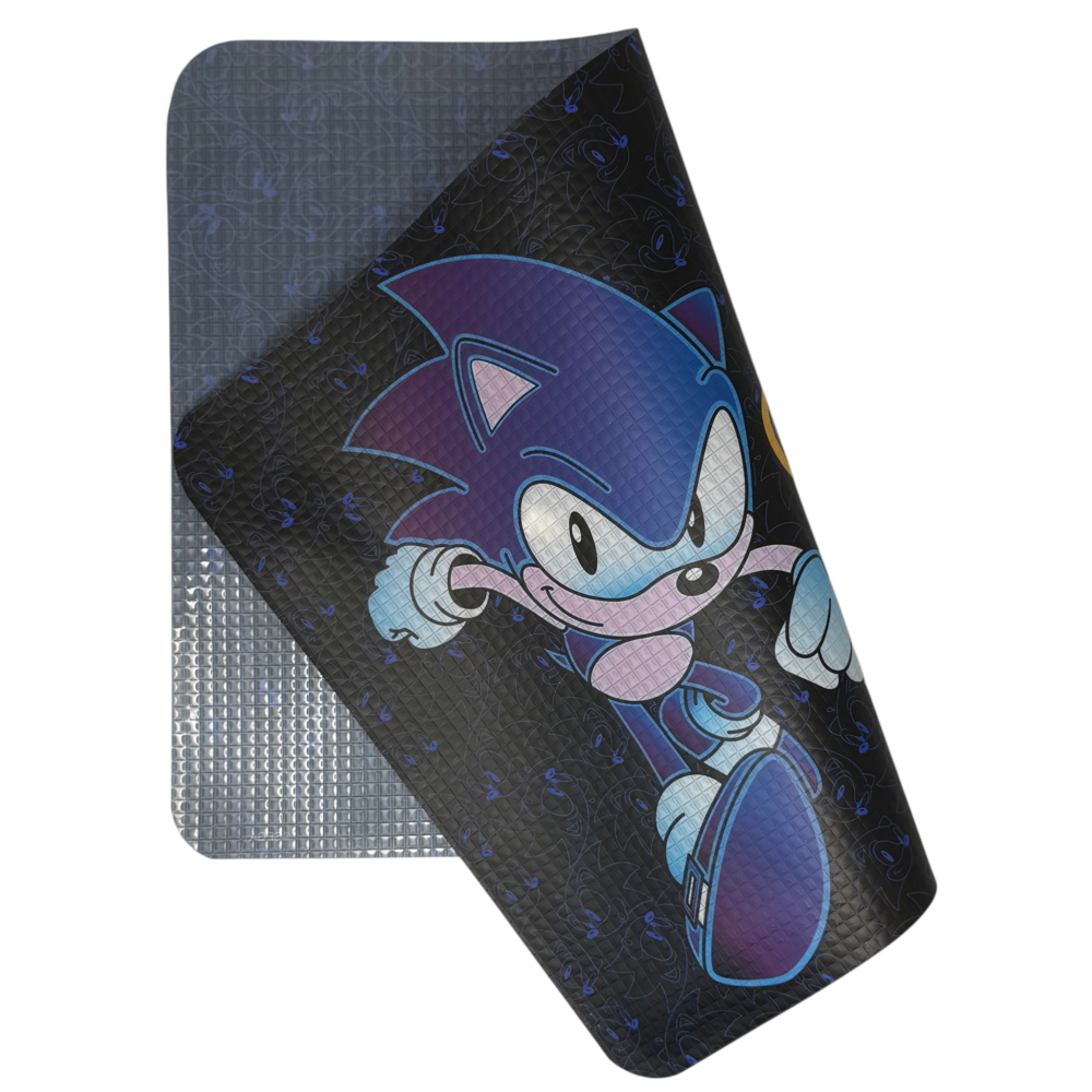 TOVAGLIETTA SONIC IN PLASTICA MORBIDA ANTISCIVOLO RIPIEGABILE LAVABILE DA COLAZIONE PRANZO CM.44X30 - FU6016