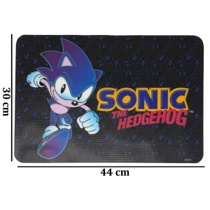 TOVAGLIETTA SONIC IN PLASTICA MORBIDA ANTISCIVOLO RIPIEGABILE LAVABILE DA COLAZIONE PRANZO CM.44X30 - FU6016