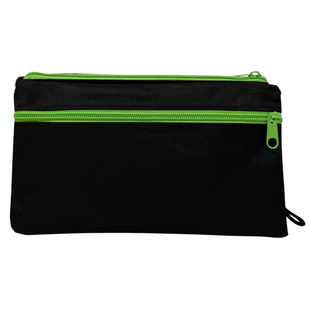 TOMBOLINO MINECRAFT 3 SCOMPARTI BUSTINA ASTUCCIO PORTACOLORI 22 CM - FU3992