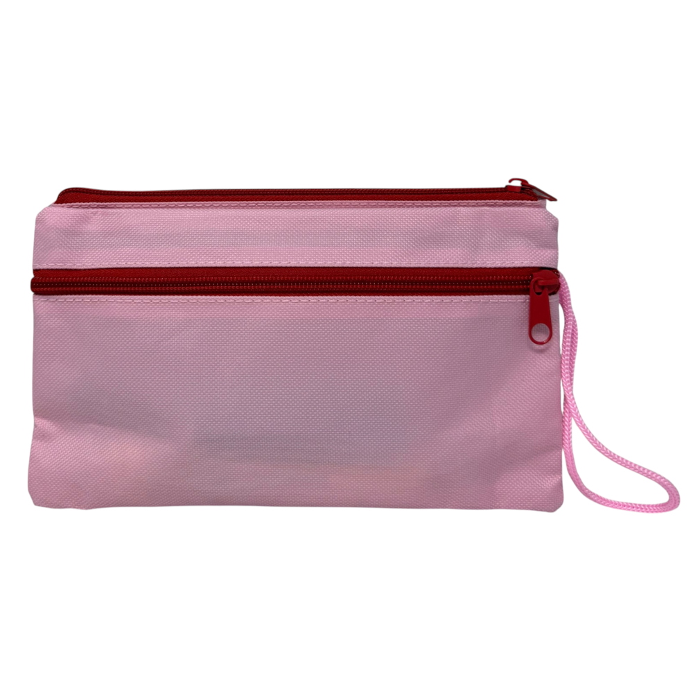 TOMBOLINO HELLO KITTY SANRIO 3 SCOMPARTI BUSTINA ASTUCCIO PORTACOLORI 22 CM - SF4029