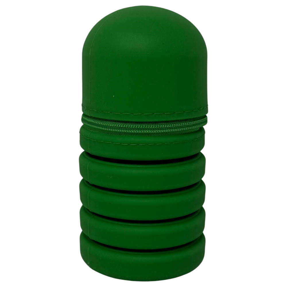 TOMBOLINO IN SILICONE MINECRAFT ASTUCCIO ESTENSIBILE PORTA CANCELLERIA 20 CM - FU5736