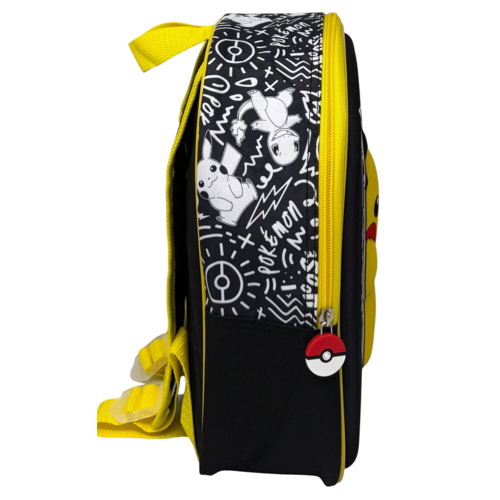 ZAINO ASILO 3D PIKACHU POKÉMON BORSA SCUOLA MATERNA O TEMPO LIBERO 29 CM - ZH25058