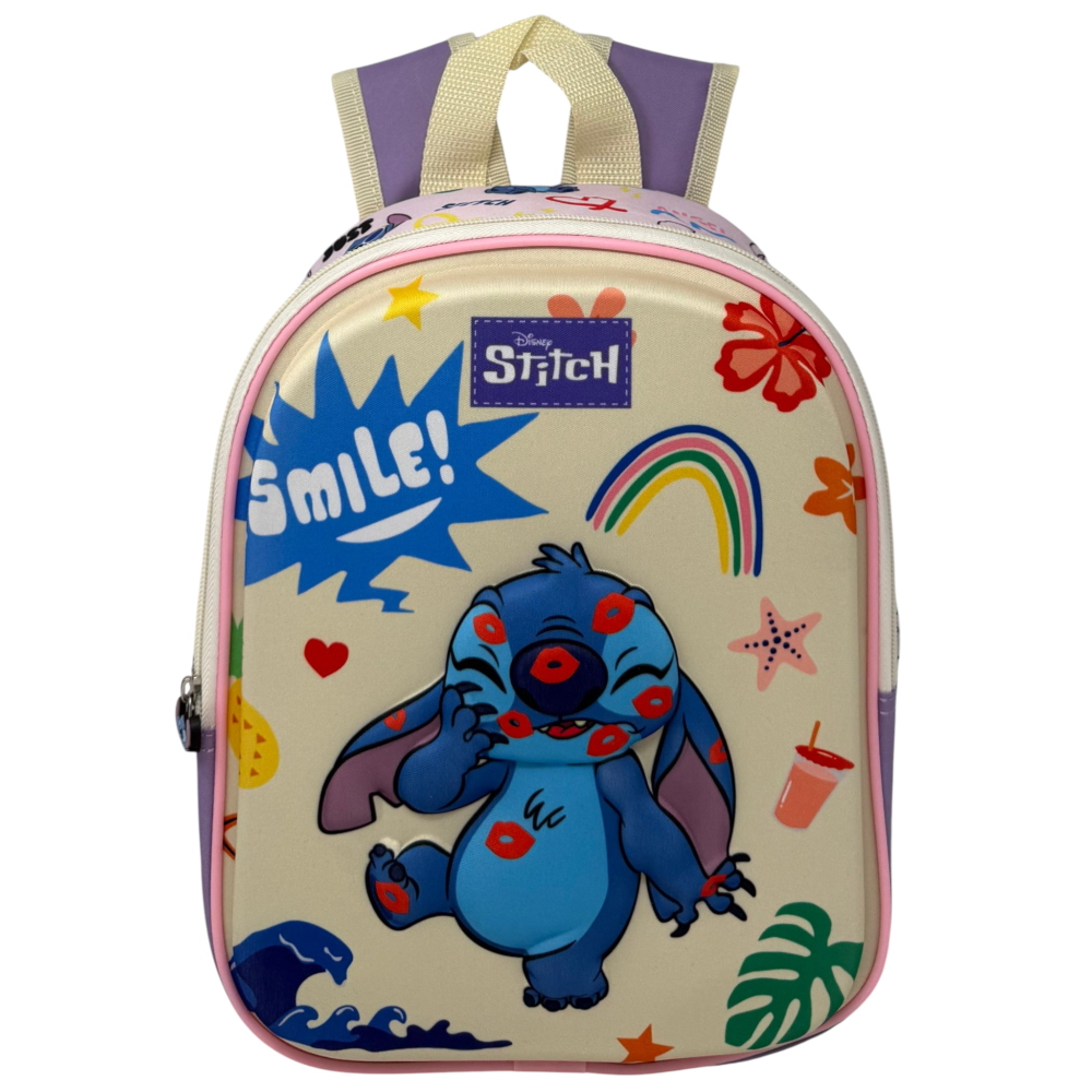 ZAINO ASILO 3D STITCH DISNEY BORSA SCUOLA MATERNA O TEMPO LIBERO 29 CM - ZH25000
