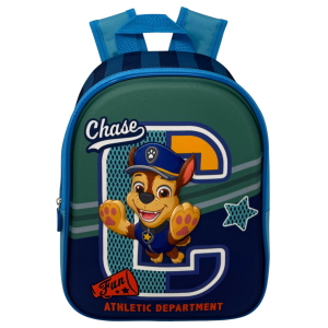 ZAINO ASILO 3D CHASE PAW PATROL BORSA SCUOLA MATERNA O TEMPO LIBERO 29 CM - ZH25077