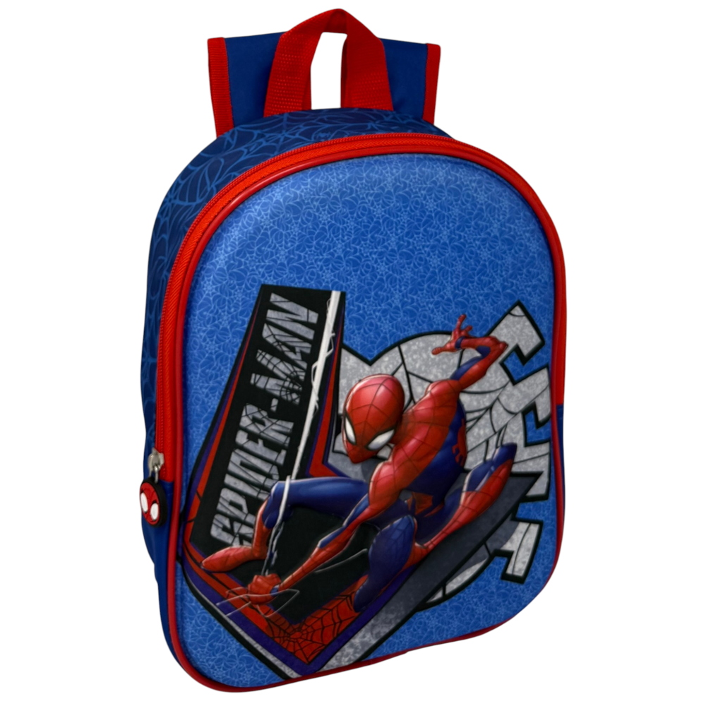 ZAINO ASILO 3D SPIDERMAN MARVEL BORSA SCUOLA MATERNA O TEMPO LIBERO 29 CM - ZH25063