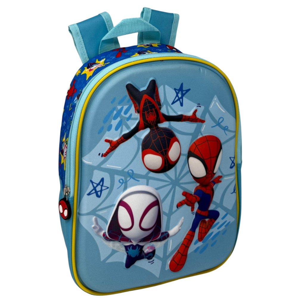 ZAINO ASILO 3D SPIDEY E I SUOI FANTASTICI AMICI MARVEL BORSA SCUOLA MATERNA O TEMPO LIBERO 29 CM - ZH25098