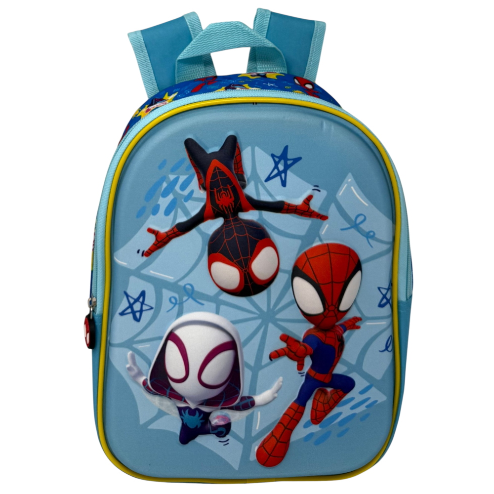 ZAINO ASILO 3D SPIDEY E I SUOI FANTASTICI AMICI MARVEL BORSA SCUOLA MATERNA O TEMPO LIBERO 29 CM - ZH25098
