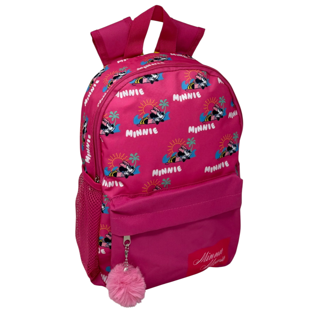 ZAINO ASILO MINNIE DISNEY CON TASCA FRONTALE BORSA PASSEGGIO 31 CM - ZH25026