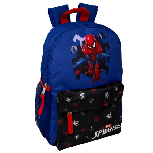 ZAINO ASILO SPIDERMAN MARVEL CON TASCA FRONTALE BORSA PASSEGGIO 31 CM - ZH25067