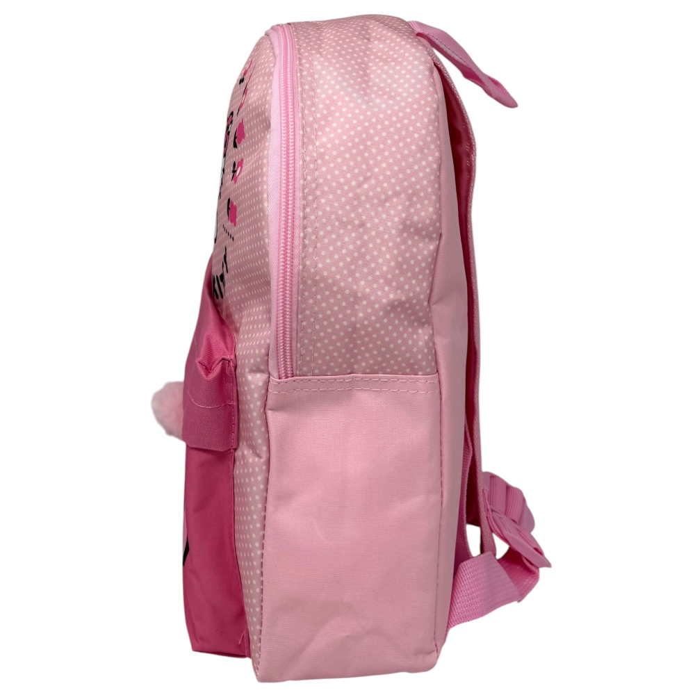 ZAINO ASILO HELLO KITTY SANRIO CON TASCA FRONTALE BORSA PASSEGGIO 31 CM - ZH25009