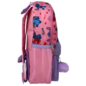 ZAINO ASILO STITCH ANGEL DISNEY CON TASCA FRONTALE BORSA PASSEGGIO 31 CM - ZH25004