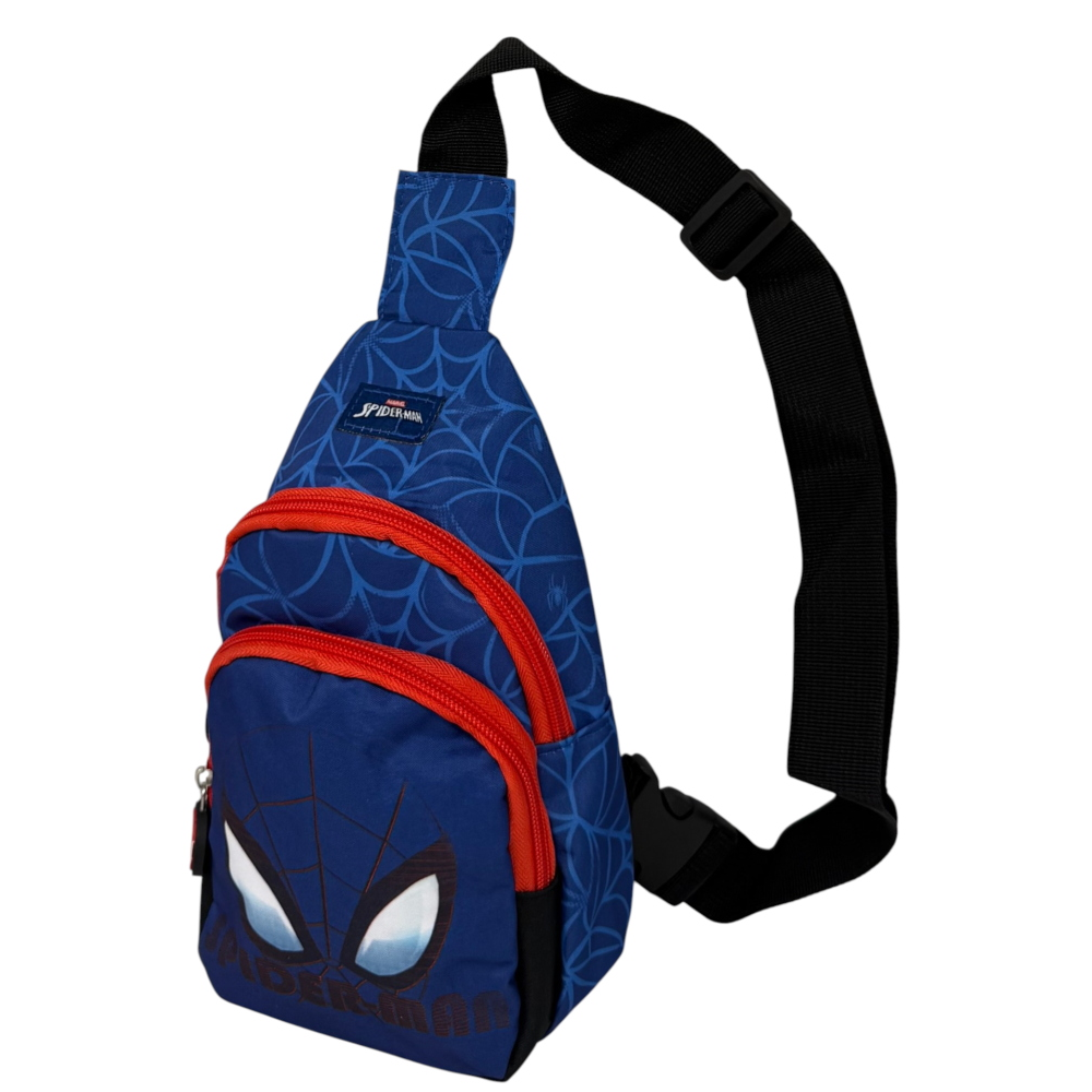MARSUPIO SPIDERMAN MARVEL CON TRACOLLA REGOLABILE BORSELLO DA PASSEGGIO CON CINTURA - ZH25066