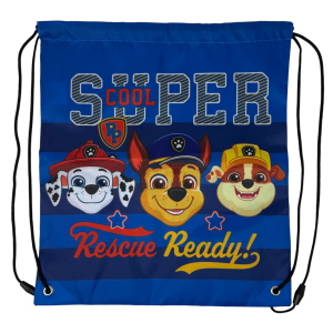 SACCA PAW PATROL BORSA SPORTIVA TEMPO LIBERO CON CHIUSURA A COULISSE 36X33 CM -  ZH25079