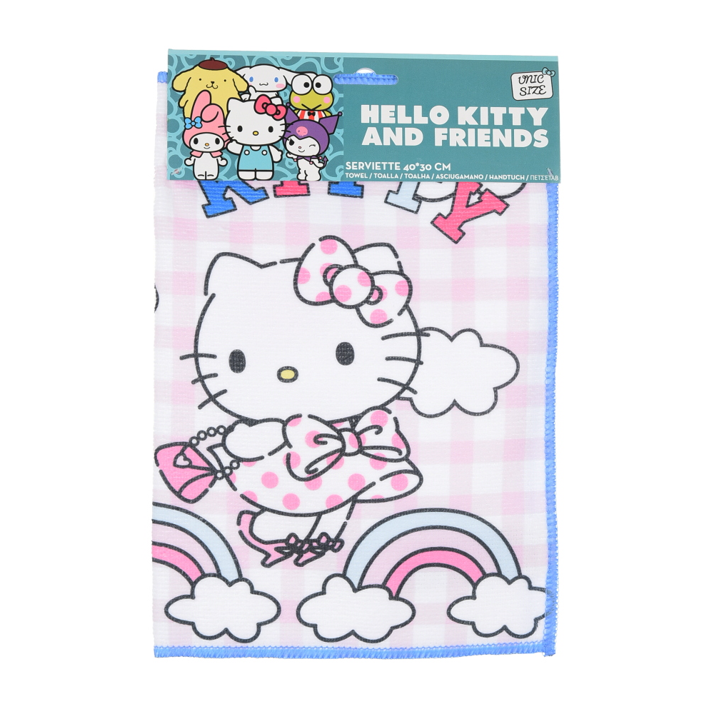 TOVAGLIETTA HELLO KITTY SANRIO IN TESSUTO DA COLAZIONE PRANZO 40X30 CM - ZH18003