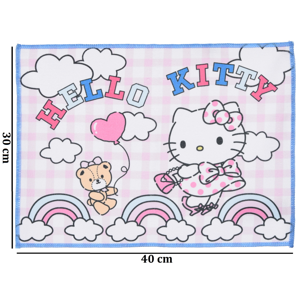 TOVAGLIETTA HELLO KITTY SANRIO IN TESSUTO DA COLAZIONE PRANZO 40X30 CM - ZH18003
