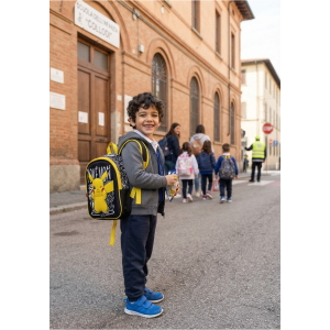 ZAINO ASILO 3D PIKACHU POKÉMON BORSA SCUOLA MATERNA O TEMPO LIBERO 29 CM - ZH25058