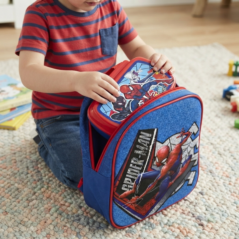 ZAINO ASILO 3D SPIDERMAN MARVEL BORSA SCUOLA MATERNA O TEMPO LIBERO 29 CM - ZH25063