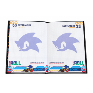 DIARIO SONIC THE HEDGEHOG AGENDA 10 MESI SCUOLA ELEMENTARE MEDIA - FU4067
