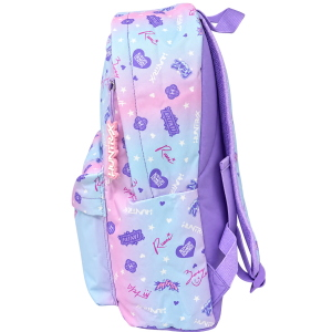 ZAINO SCUOLA HUNTRIX KPOP DEMON HUNTERS BORSA MODELLO AMERICANO 43 CM CON TASCA PORTA LAPTOP - W17143MC