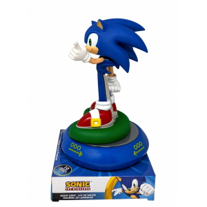 LAMPADA DA NOTTE 3D SONIC THE HEDGEHOG COMODINO LUCE LED A BATTERIE - SN00006