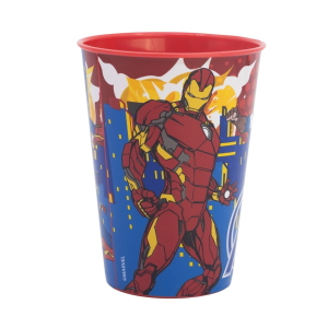 BICCHIERE AVENGERS MARVEL IN PLASTICA SEMIRIGIDA RIUTILIZZABILE 260 ML BPA FREE - ST80107
